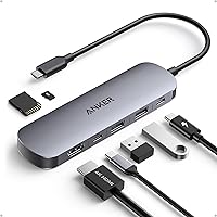 Anker 7-in-1 USB-C Hub: 4K@60Hz HDMI, 85W PD Charging, 5Gbps USB Ports, SD/TF Reader for MacBook, Laptops & Type-C Devices