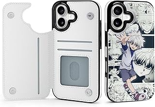 iPhone17用ケース ハンター×ハンター 財布型 アイフォン17用カバー 手帳型 かわいい 携帯用カバー カード収納 スタンド機能 スマホケース
