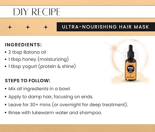 Miniatura 6 de EARTH N PURE Aceite de Batana 100% Natural y Grado Terapéutico para el Crecimiento del Cabello y Piel Sana 15 ML