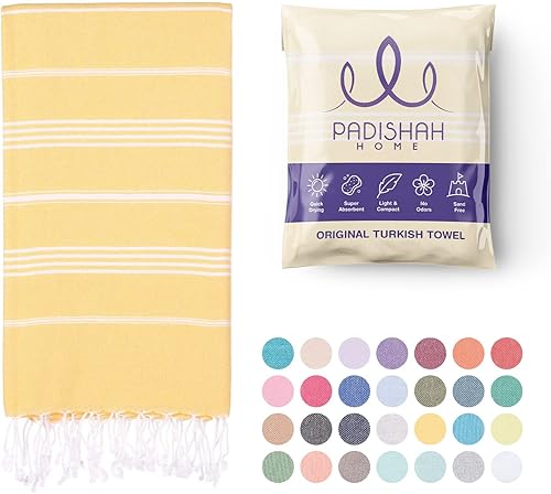 Toalla de playa turca de gran tamaño, 38 x 71 pulgadas, 100% algodón turco, sin arena, de secado rápido, toalla turca extra grande, toalla de viaje