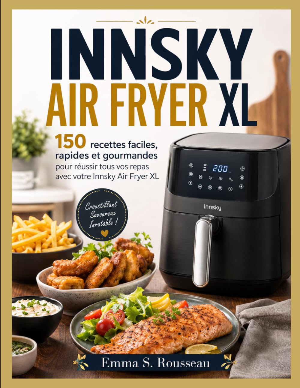 INNSKY AIR FRYER XL: 150 recettes faciles, rapides et gourmandes pour réussir tous vos repas avec votre Innsky Air Fryer XL