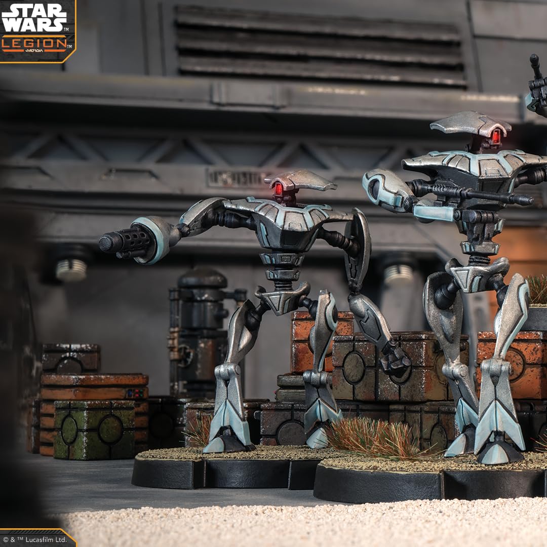 Atomic Mass | Gioco in miniatura di espansione Star Wars Legion Aqua Droid Unit in inglese per età 14+ | Gioco di guerra con lancio di dadi per 2 giocatori | Espansione per Star Wars Legion