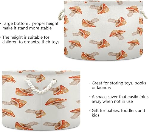 Miniatura 45 de YETTASBIN Canasta de cuerda de algodón con diseño de dragón de acuarela, grande, redonda, para bebé, manta, juguetes, para almacenamiento