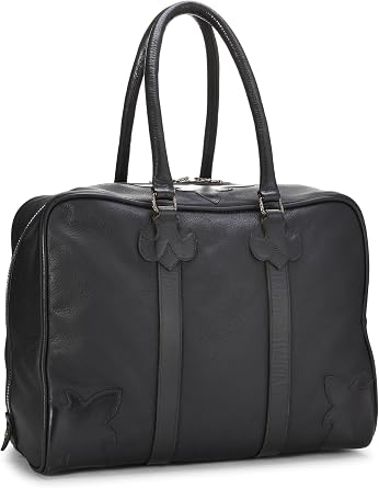 Pre-loved Black Leather Boston, Black