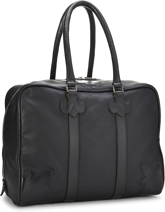 Pre-loved Black Leather Boston, Black