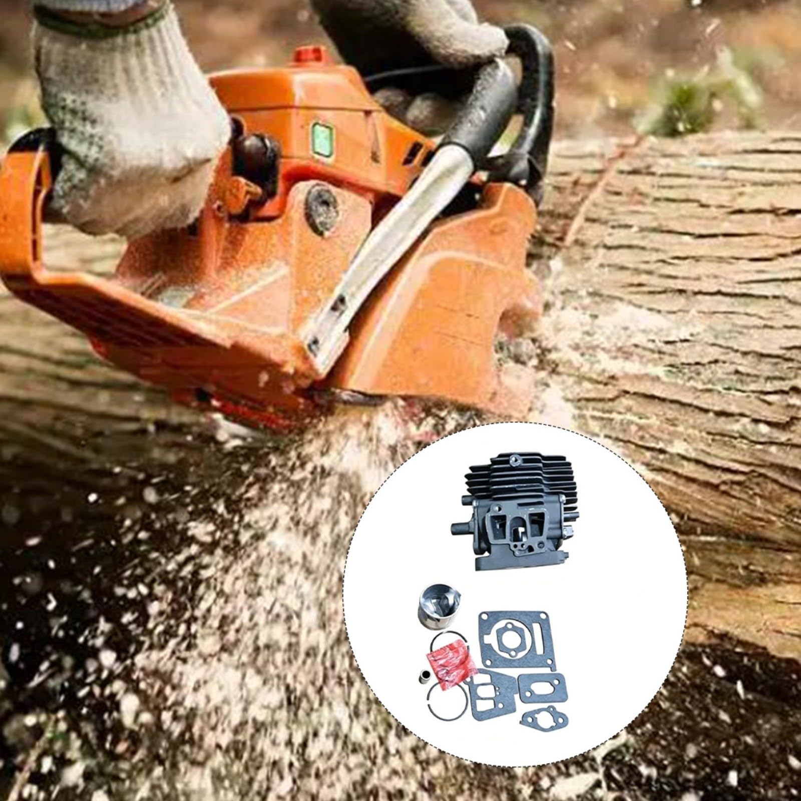 KiraKira 40mm SL FS240 FS360 FS361 Chainsaw Kit Modele 4147-020-1206 Solidna konstrukcja stalowa