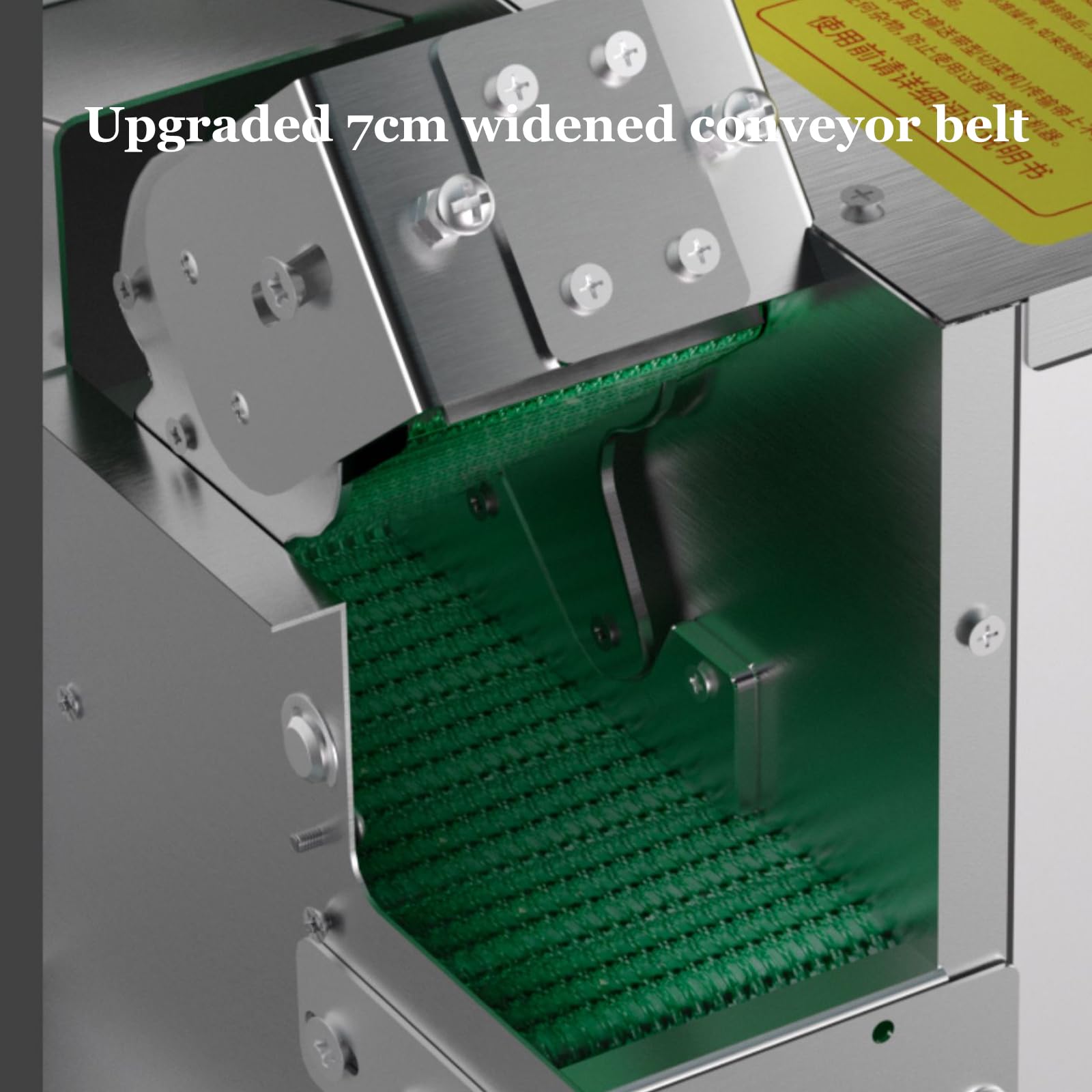 TYH Tagliaverdure Commerciale, Affettatrice Elettrica per Impieghi Gravosi da 300 W, Regolabile da 1,5 a 35 Mm, Tagliaverdure Multifunzione, Taglia in Segmenti, Anelli E Fette, per Cipolle Verdi