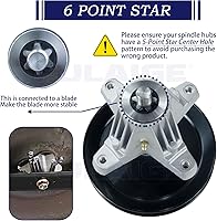 Vista 9 de Paquete de 2 conjuntos de husillo 918-05078A con polea 756-05034A 954-04325 correa sustituye a 918-05078A Cub Cadet 918 05078A 618-05078A para Cub