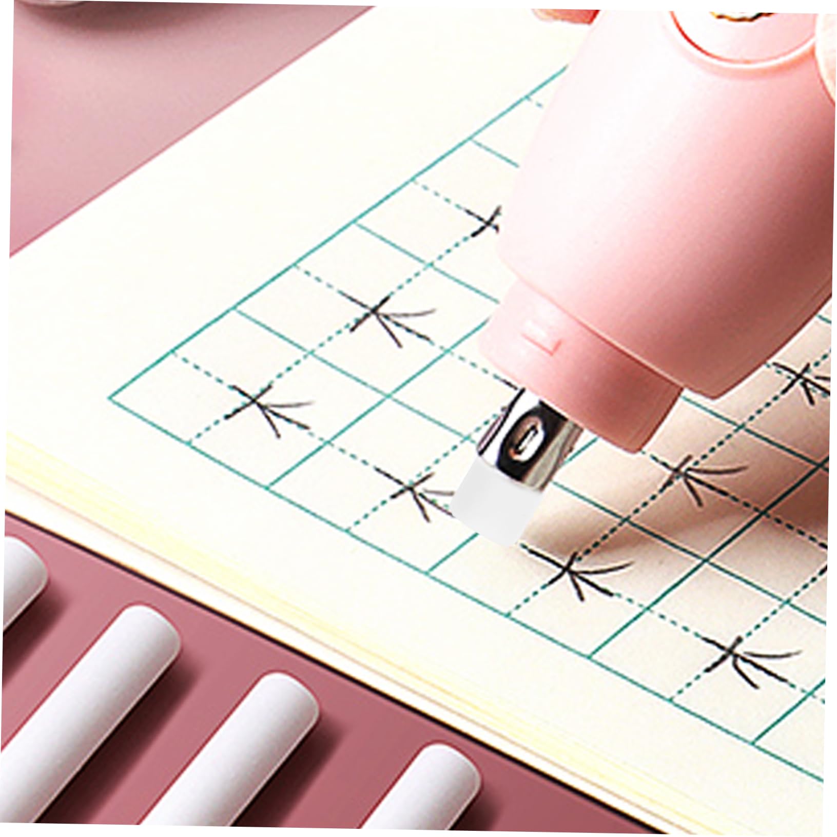 NUOBESTY 100Pcs Electric Eraser Refills - Replacement Eraser Cores For Battery Operated Pencils (White) - View #12