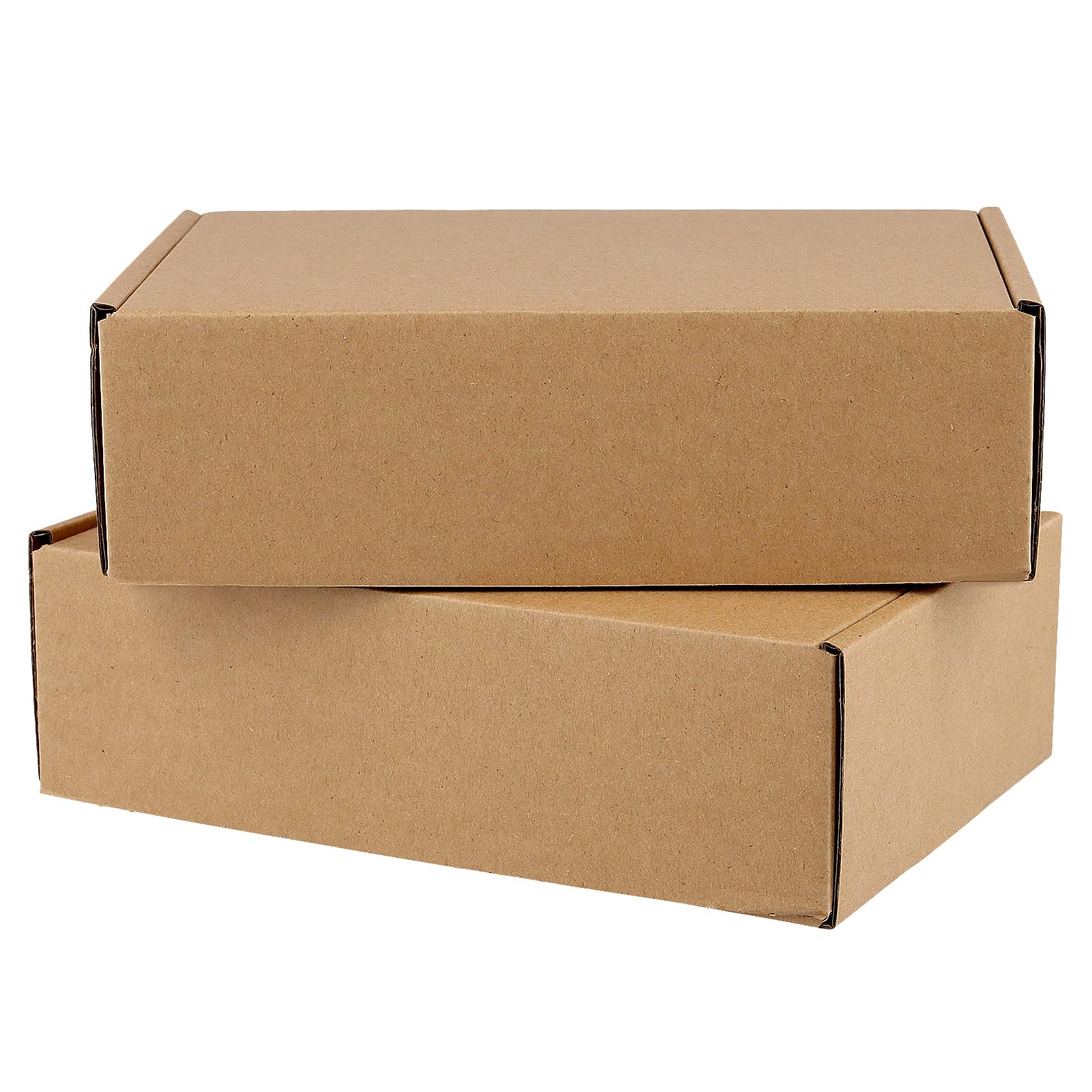 Versandkartons aus Wellpappe, 20 x 13 x 6 cm, Braun, 40 Stück