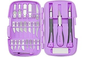 FantastiCAR Purple Craft Knife Blades Set: Precision Cutting for the Creative Mind
