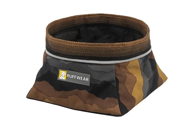 RUFFWEAR Quencher Comedero para Perros Plegable Moonlight Mountains M