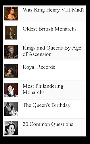 British Royal Family Lists