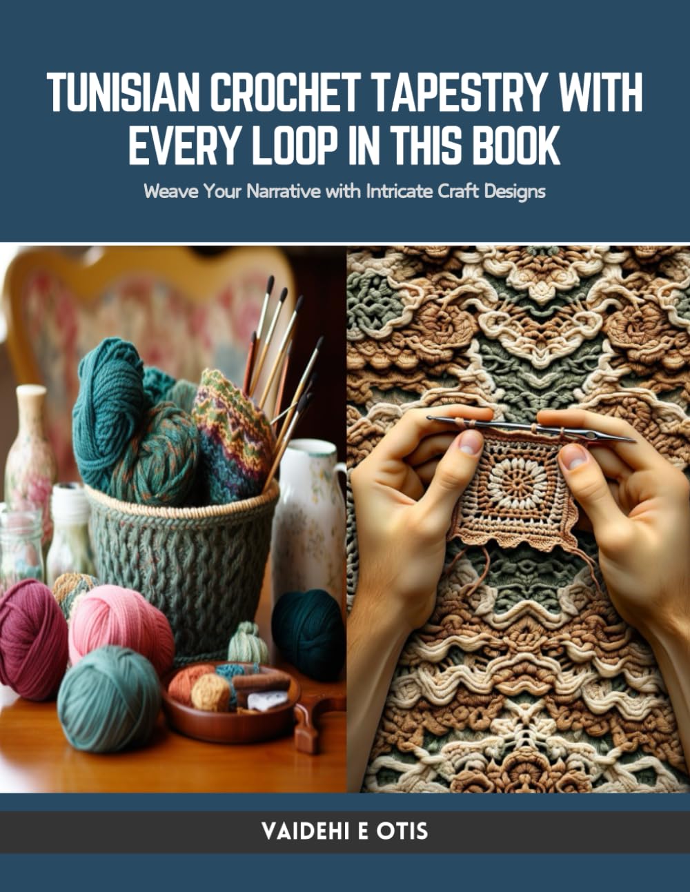 Tunisian Crochet Tapestry with Every Loop in this Book: Weave Your Narrative with Intricate Craft Designs