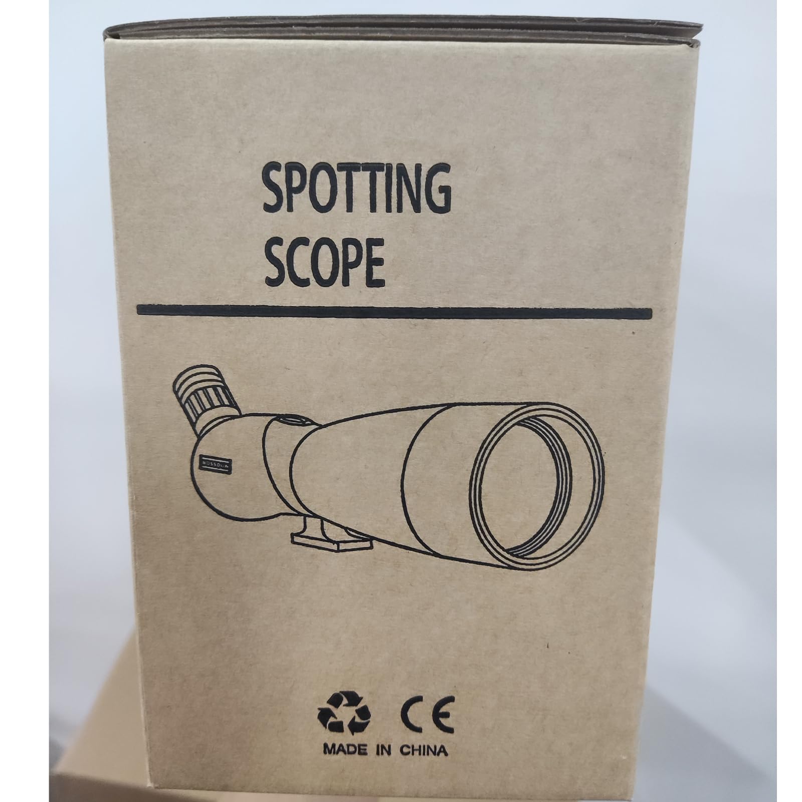 Spektiv 25-75×70, Wasserdichtes Zielfernrohr mit BAK4 Prisma Stativ Telefon Adapter Tragetasche für Jagd Vogelbeobachtung