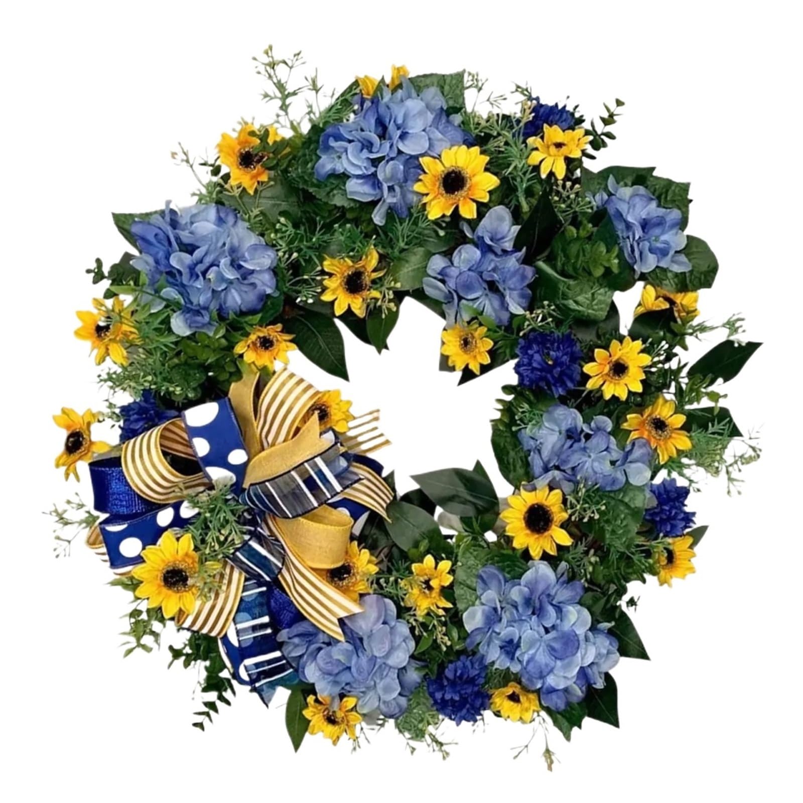 Door Wreath Wreath Artificial Sunflower Spring Summer For Front Door Home Wall Wedding