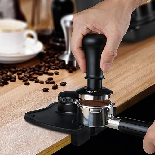 Miniatura 7 de Tamper de café expreso de 2.098 in, manipulador de barista calibrado con resorte de 30 libras, base de acero inoxidable para máquina de expreso,