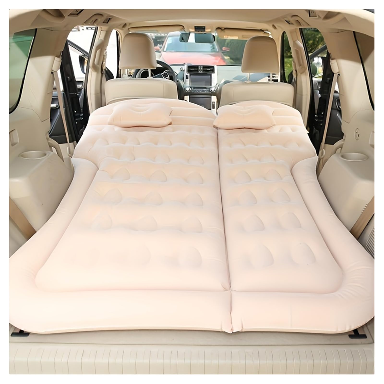 TYIOMNB Car Inflatable Mattress for VW Golf MK1 MK2 MK3 MK4 MK5 MK6 MK7 MK8, Sleeping Pad Trunk Air Bed Mattresses Back Seat Cushion Camping Travel Mat,B