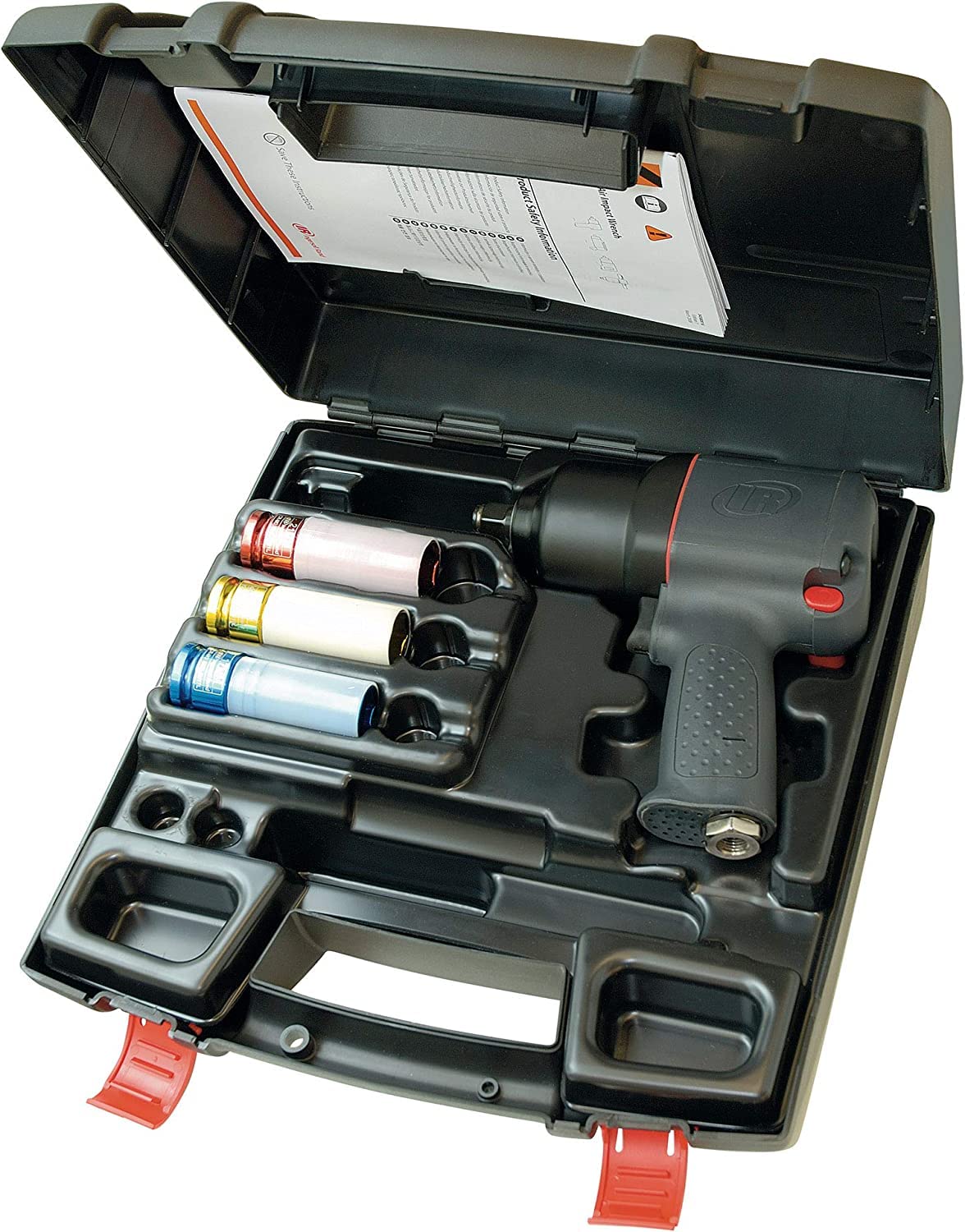 Ingersoll Rand Zestaw Pistoletowego Klucza Udarowego 2130XP, komplet 3 nasadek 1/2 cala SK4ML3L, 1 zestaw
