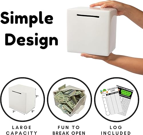 Miniatura 4 de Hucha de cerámica para adultos, debe romperse para sacar el dinero