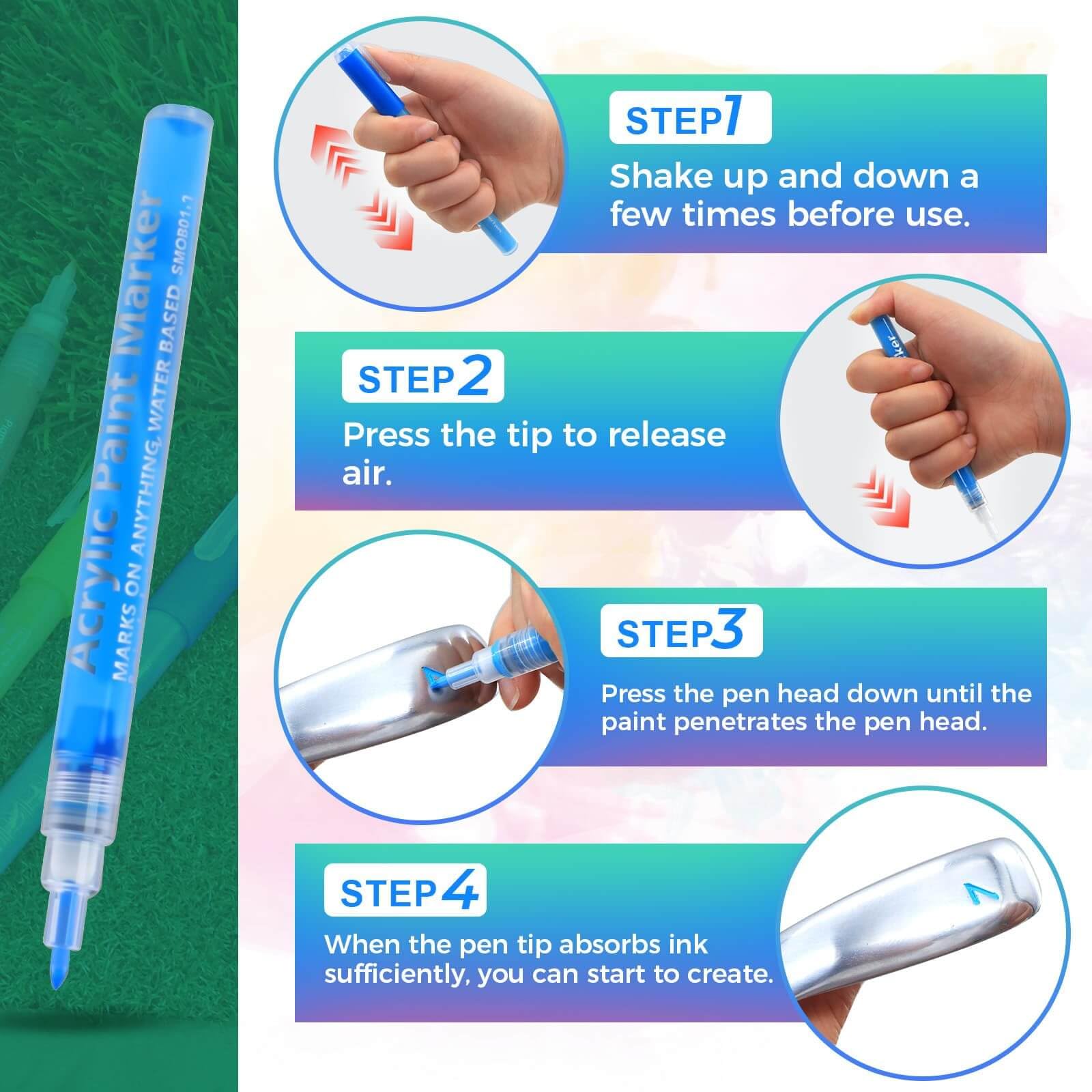 9 Stück DIY Golf Marker Stifte zur Gestaltung & Personalisierung - Kreatives Set für Golfschläger & Golfbälle, Wasserfeste Markierungsstifte, Originelle Golf Geschenke