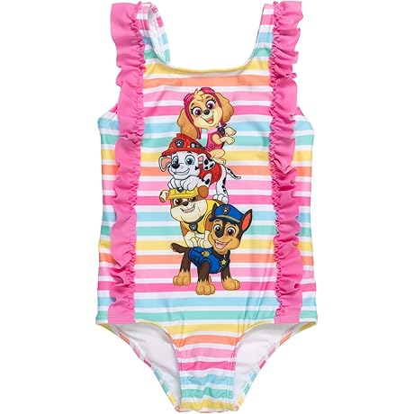 Paw Patrol Splash Ready One Piece Bathing Suit for Girls