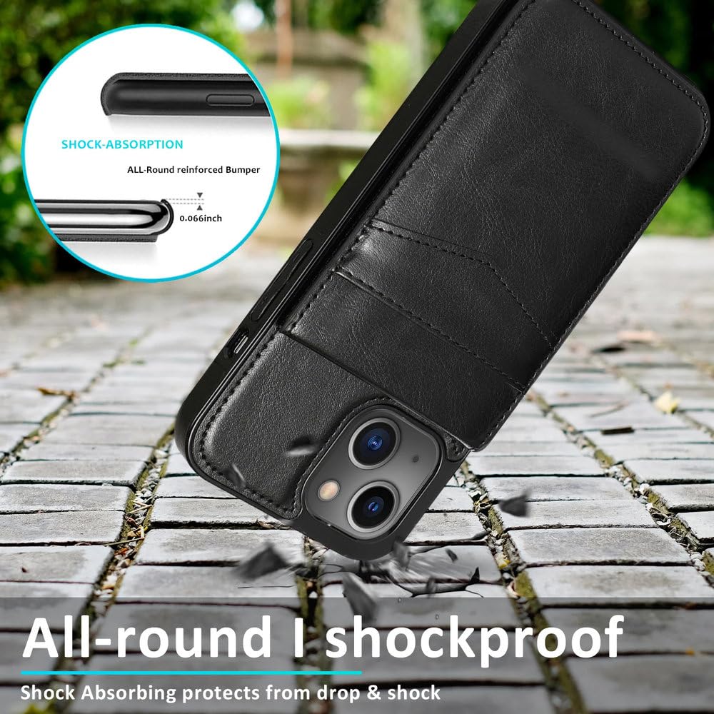 Funda de Cuero con función Atril para iPhone 13, 12, Mini, 15, 14, 11 Pro MAX, X, XR, XS, 7, 8 Plus, con Tarjetero, Color Verde, para iPhone 11Pro MAX