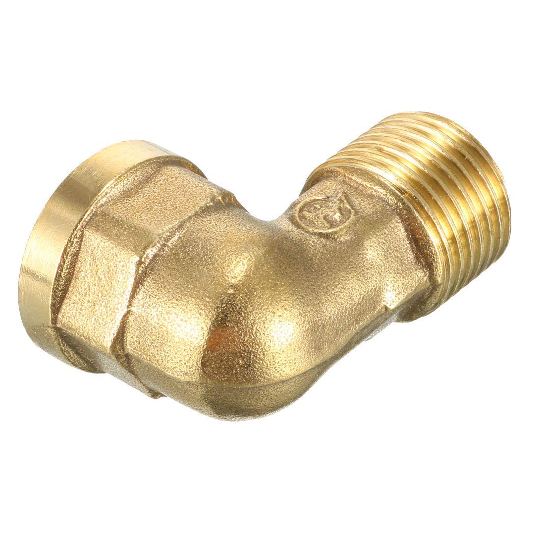 Raccordo A Gomito 90° In Ottone - 1/2 BSP Maschio X 1/2 PT Femmina Per Tubazioni - Foto 3