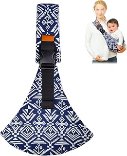 Baby Sling Carrier,Toddler Carrier, 2025 New Baby Sling,Portable and Lightweight Sling,Non-Slip Hip Seat Carrying 10-30lbs(Bluesail)