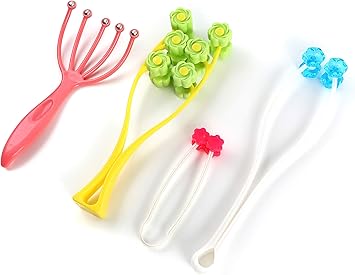 Amazon コロコロネコエステ 猫の友社 猫用ブラシ マッサージ ローラー 4個入 プレゼント ギフト 猫の友社 ブラシ 通販