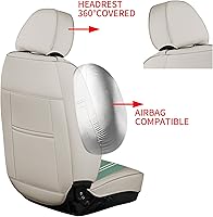 Vista 122 de GXT Bench Seat Cover, Premium Faux Leather Bench Seat Covers for Trucks - Universal Fit for Most Sedans SUV Pick-up Truck, Durable for Long Lasting