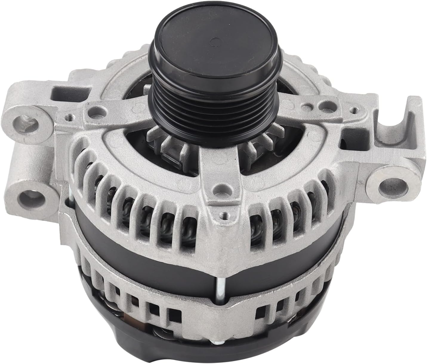 FEIDKS Alternator 150A 12V 6-Groove Pulley Compatible with Cadillac SRX 2004-2009, STS 2005-2011, V6 3.6L Replace# 104210-3320, 104210-4350