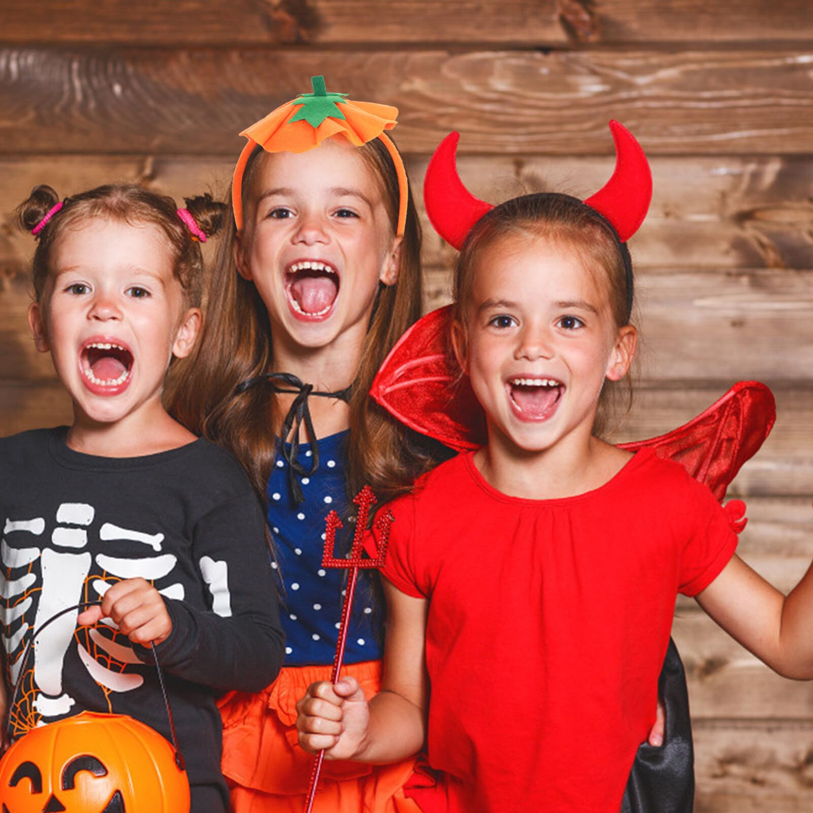 Ciieeo Halloween Headband Pumpkin Hair Band Lightweight One Size Fits Most Costume Party Accessory for Adults and Kids - Image 4