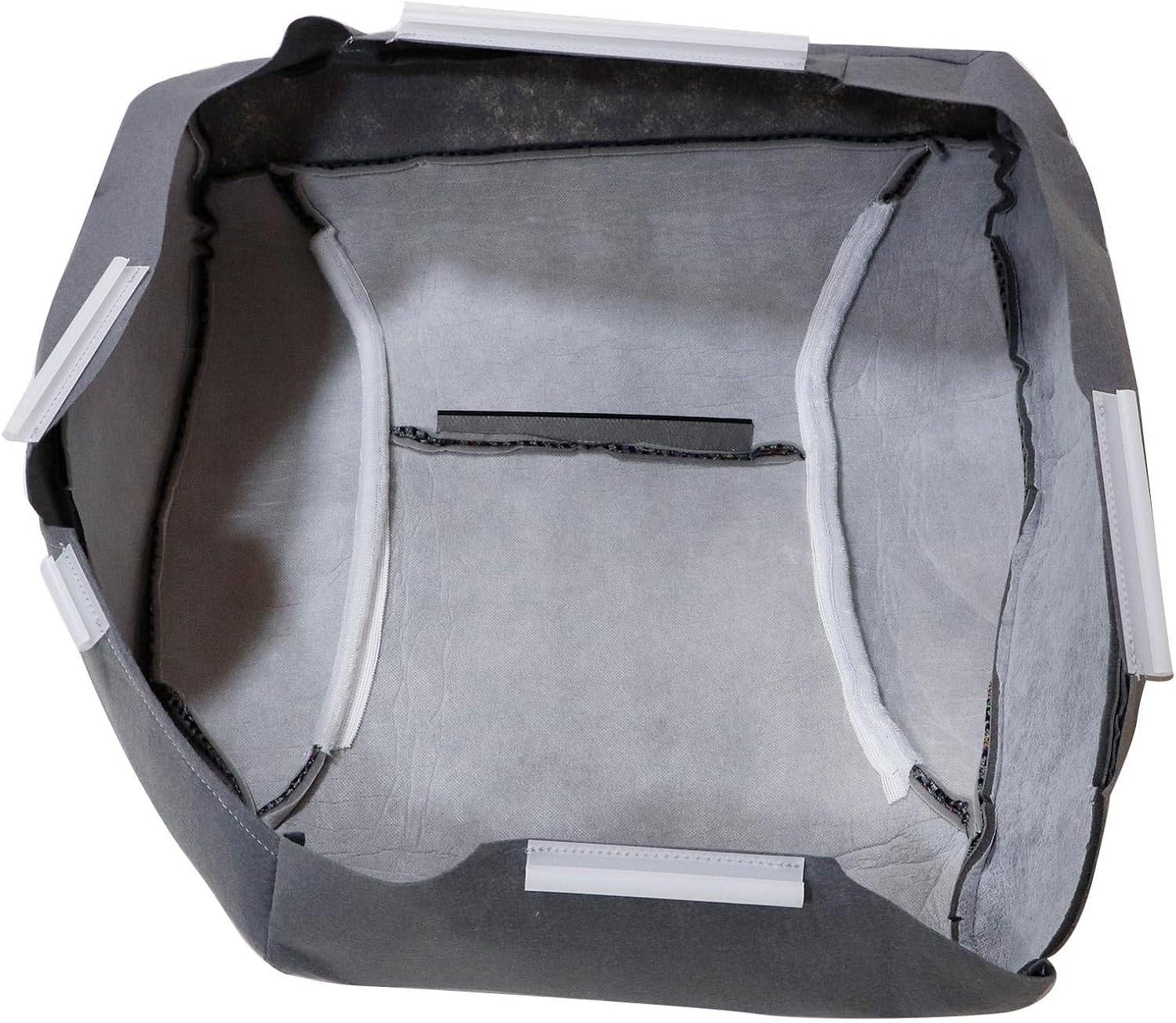 SecosAutoparts Passenger Side Bottom Replacement Fabric Cloth Seat Cover Mist Gray Compatible with Dodge Ram 1500 2500 3500 4500 5500 1998 1999 2000 2001 2002