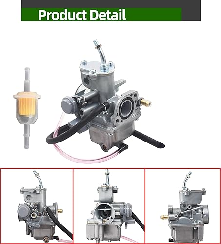 Miniatura 2 de Repuesto de carburador para Yamaha Raptor 50 YFM50 YFM50R 2004 2005 2006 2007 2008 con filtro de combustible