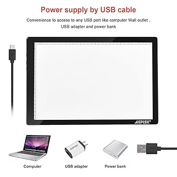 Aazon.co: A3 LED Light Board, A3 Tracing Light Box, Agnetic Light