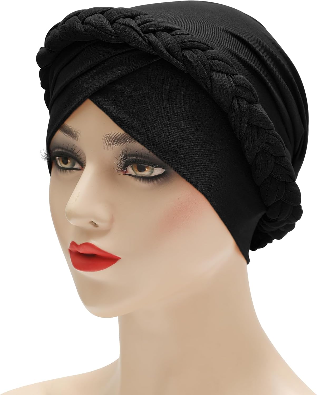 ZLYC Chemo Headwear for Women Pre Tied Turban Headwear Lightweight Beanie Hat - Image 3