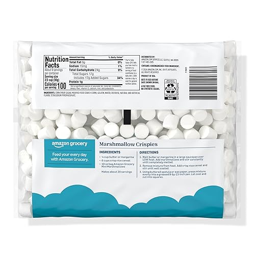 Miniatura 3 de Amazon Fresh, Mini malvaviscos, 10 onzas (anteriormente Happy Belly, el embalaje puede variar)