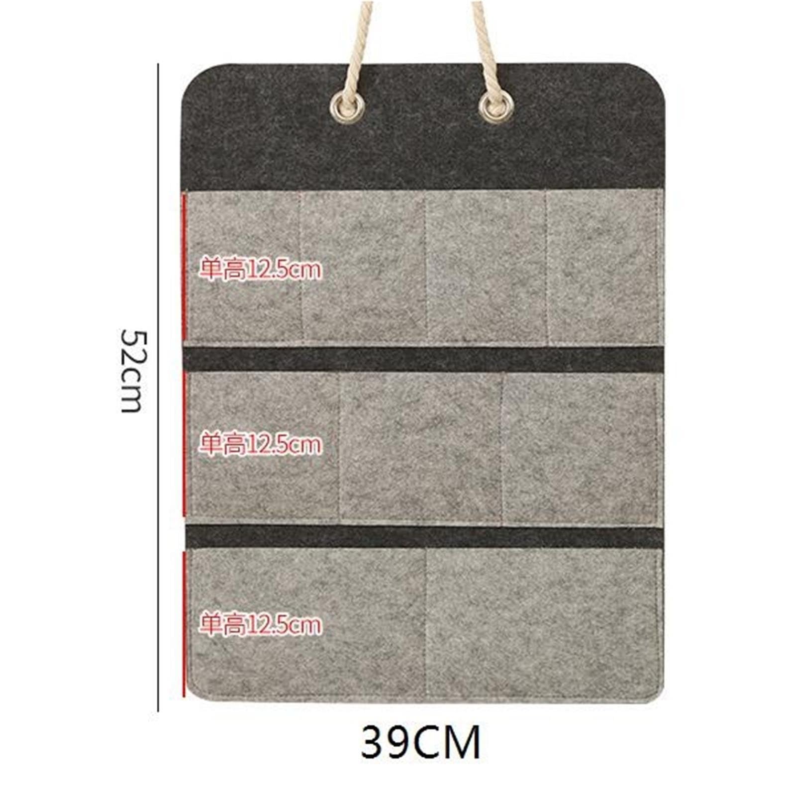 3 Stück Filz-Aufbewahrungstasche for die Türrückseite für Wand Zuhause Büro