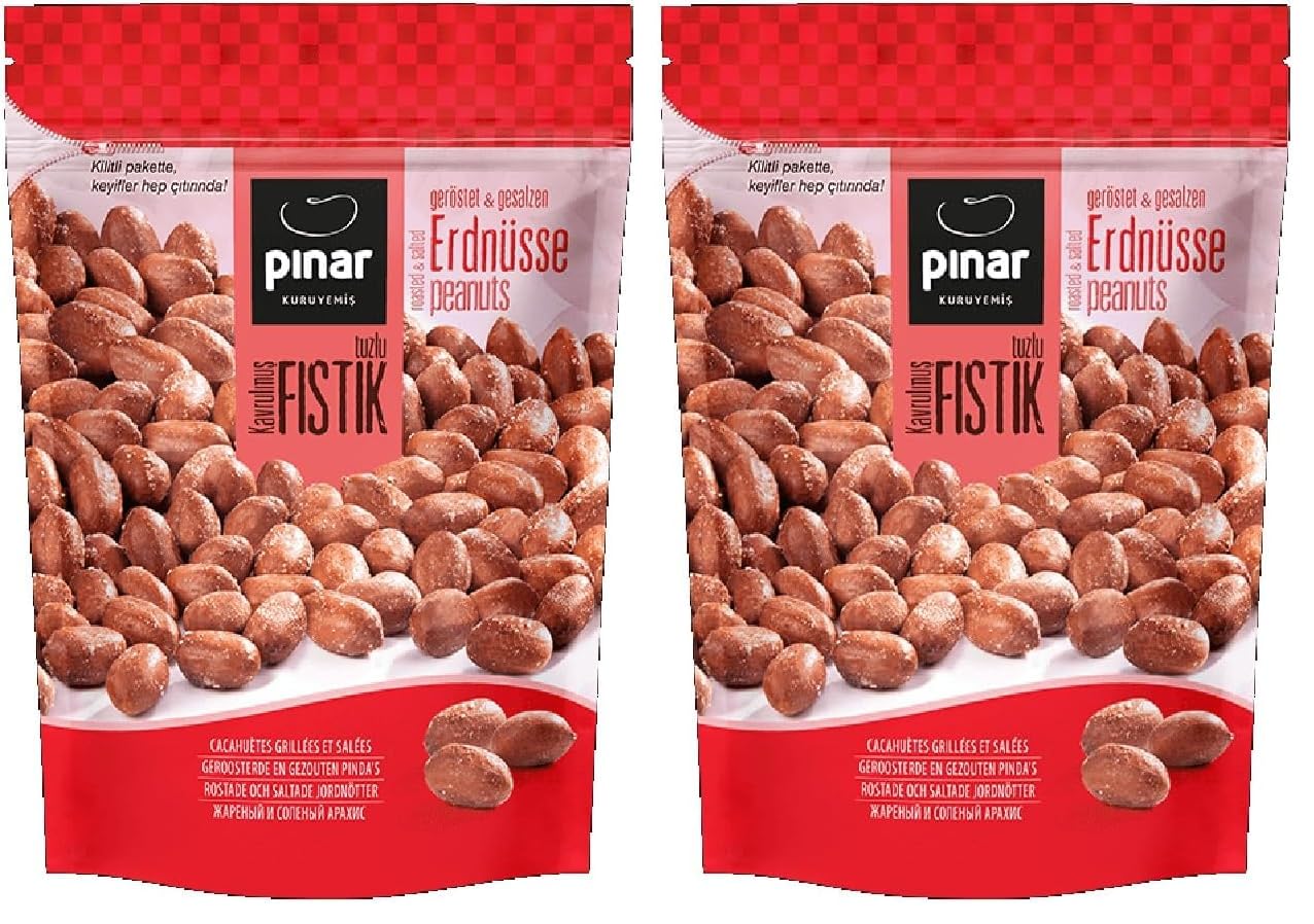 Pınar Kuruyemiş Fısstıks Kızartılmış Tuzlu 170 gr (2 paketi)