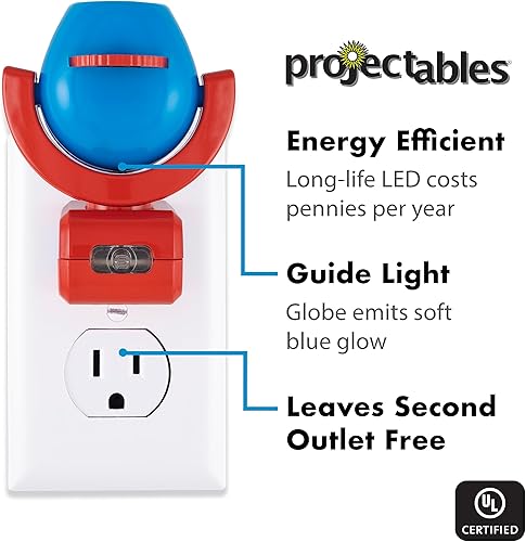 Miniatura 4 de Projectables Proyector LED de luz nocturna de Mickey y Minnie Mouse de Disney, enchufable, sensor del atardecer al amanecer, para niños, bebés,