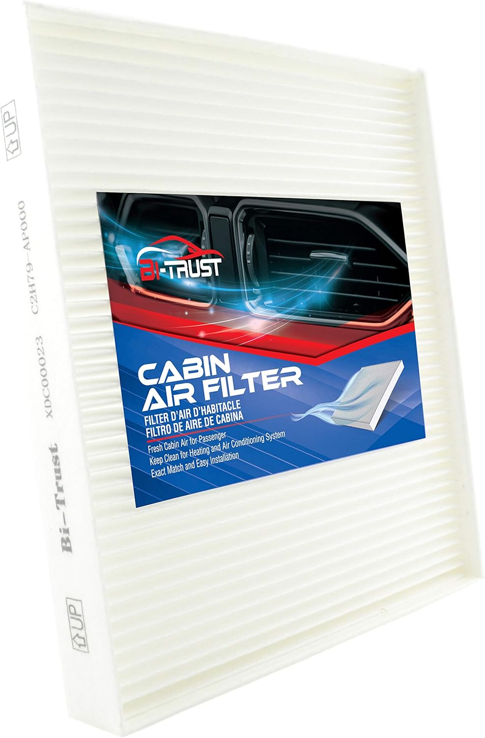 Engine Air Filter and Cabin Filters Kit for Hyundai Sonata | Compatible with CA11942, 97133-C2000, BI-TRUST XDT00055