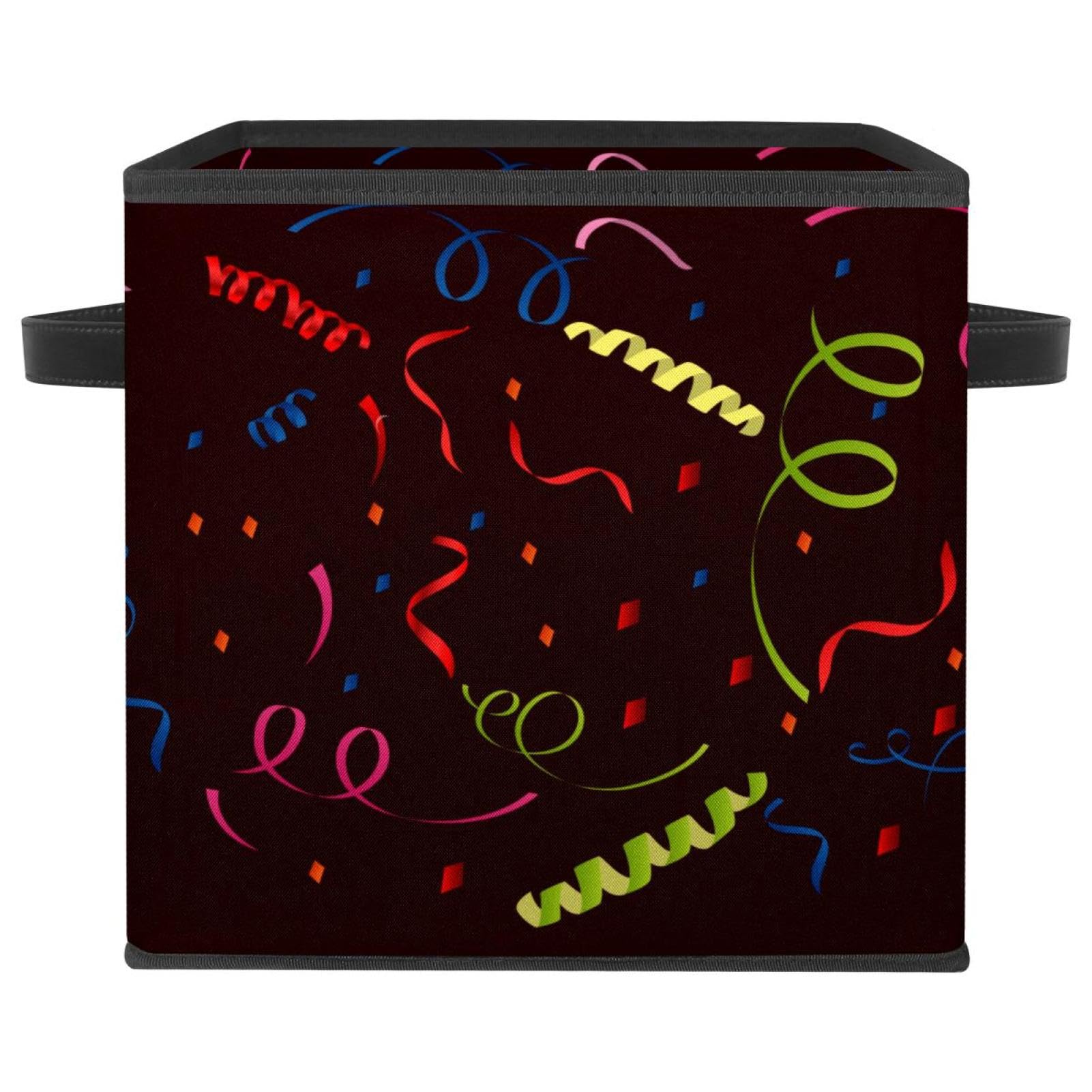 Boîte de rangement pliable en tissu pour placard et jouets