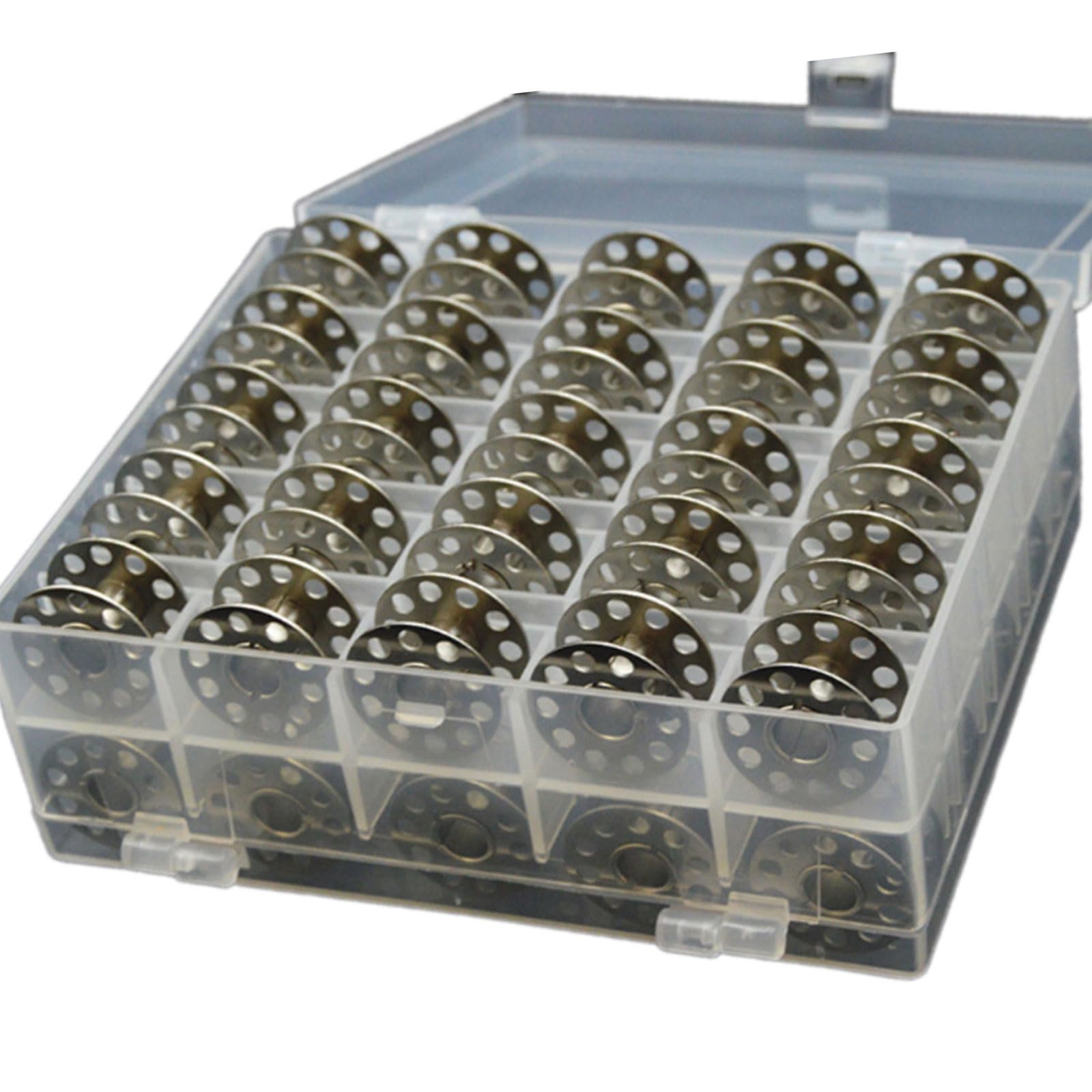 Tsophreniq Smooth Running Alloy Round Bobbin for Sewing Machines Resistant Designs Thickened Sewing Machine Bobbin Case