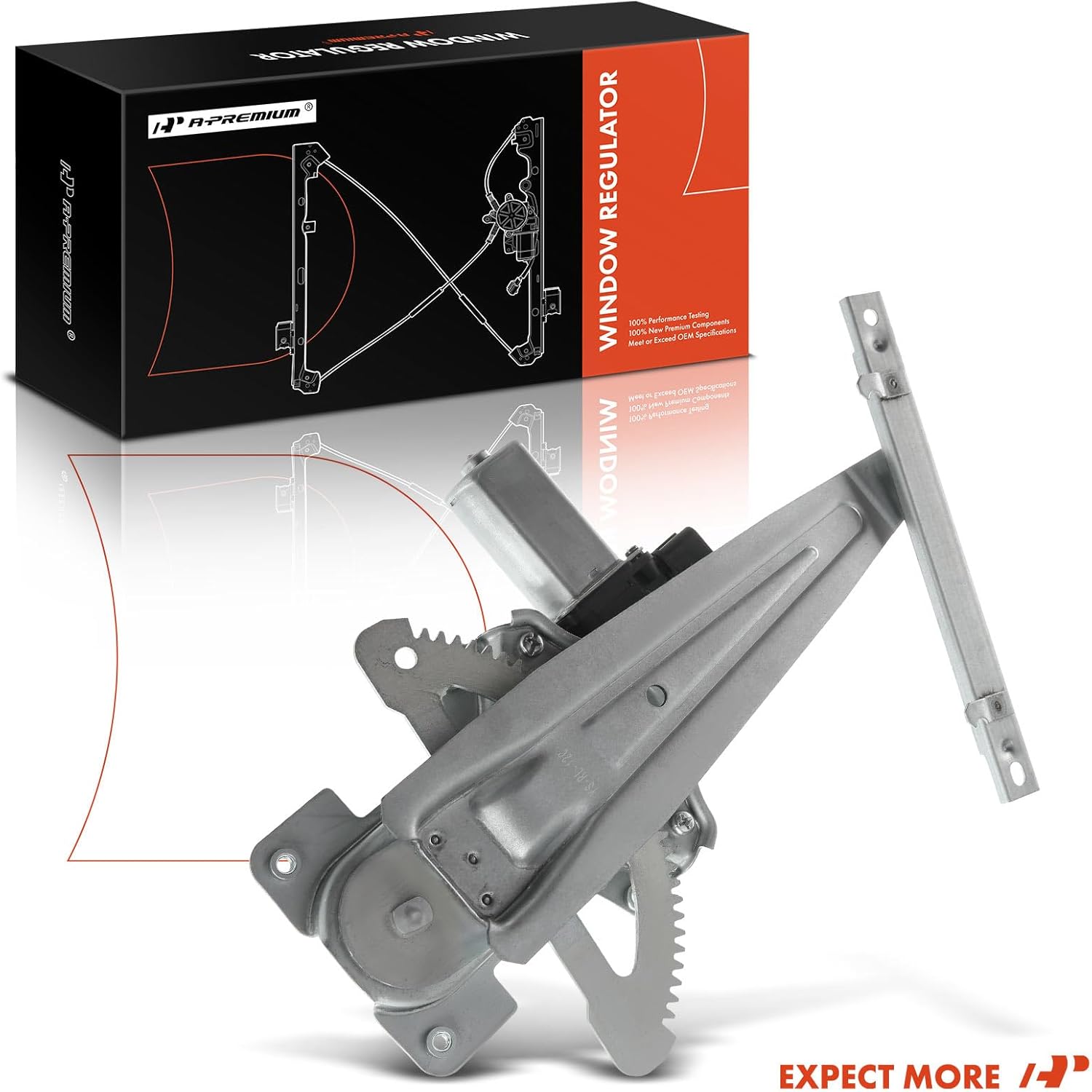 A-Premium Electric Power Window Regulator with Motor Compatible with Mitsubishi Lancer 2008 2009 2010 2011 2012, Rear Left Driver Side, Replace# 5743A065, 5743A108