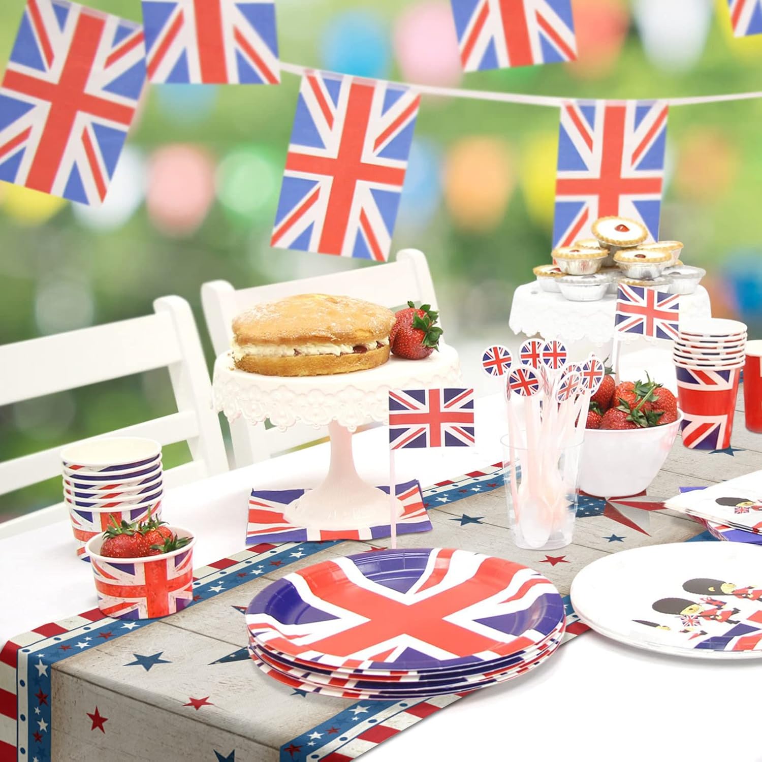 4th of July Table Runner 120 inches Long Freedom Stars Independence Day Rustic Wood Patriotic Coffee Table Runner for Kitchen/Dining Runners for Party Decor Dresser Scarve Tabletop Decoration 13x120in