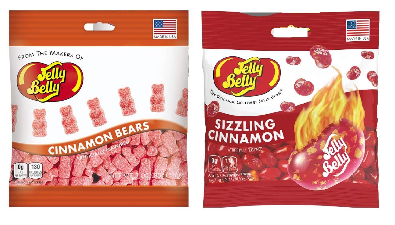 Jelly Belly Cinnamon Bears 3oz Bag & Jelly Belly Sizzling