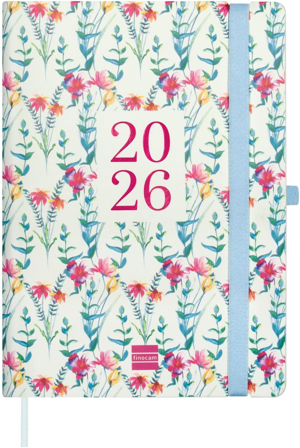 Finocam 2026 Desk Calendar | Month To View January-December Planner | Spanish Language Monthly Organizer