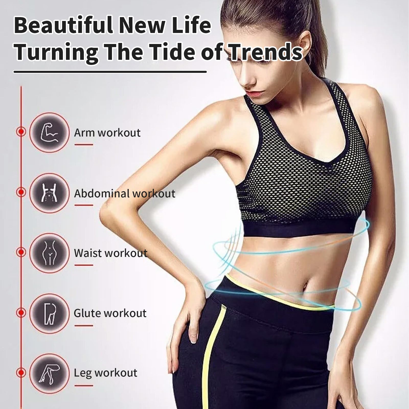 Air Walker Fitnessgerät, Cardio-Crosstrainer Für Das Heimtraining Zusammenklappbarer Ellipsentrainer Für Kleine Räume, Bis 120 Kg Belastbar, Für Zuhause, Fitnessstudio Und Büro
