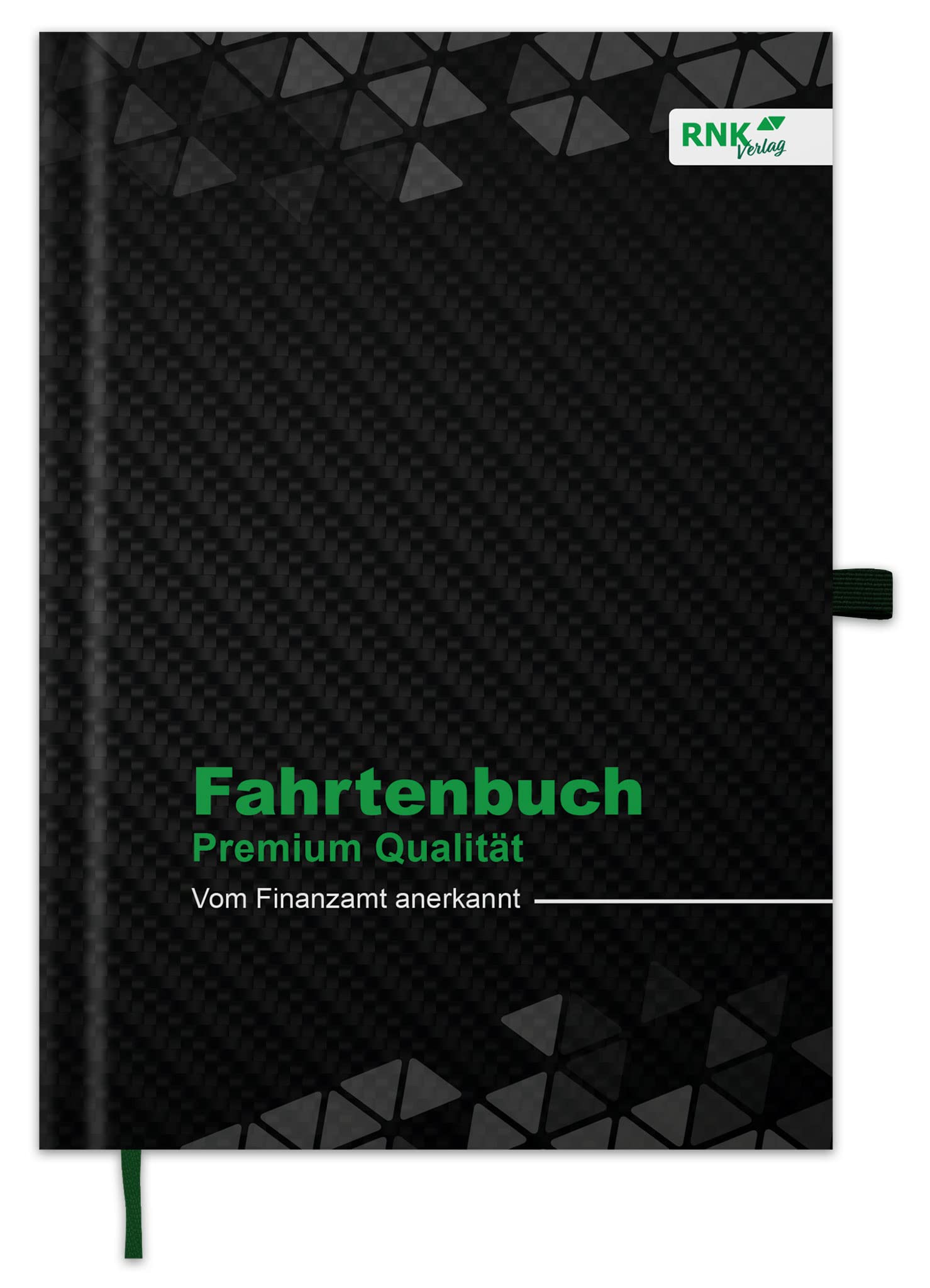 RNKVERLAG 3126 - Premium Fahrtenbuch in DIN A5 mit extra Parkscheibe, auch für Hybrid- und Elektrofahrzeuge geeignet